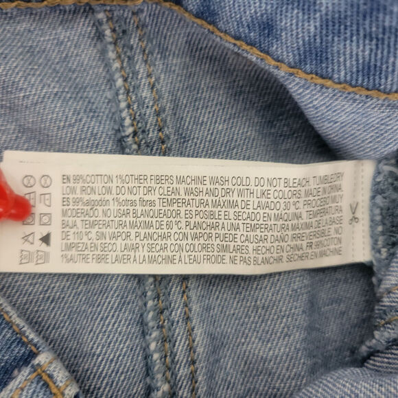 Forever 21 Denim Mini Skirt Womens Small Blue Jean Button Fly Medium Wash Cotton - Picture 8 of 10